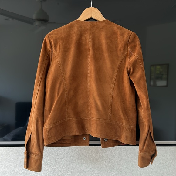 Lucky Brand Leather Jacket - Brown - Picture 5 of 6